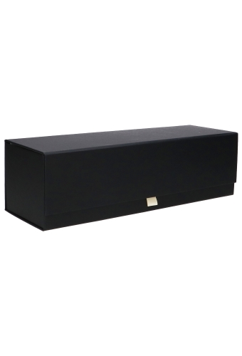 Luxe Magneetdozen Wijnfles Rioja Zwart Mat 1 fles 10x10x33cm 1stuks