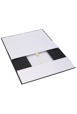 Luxe Magneetdozen Wijnfles Rioja Zwart Mat 1 fles 10x10x33cm 1stuks