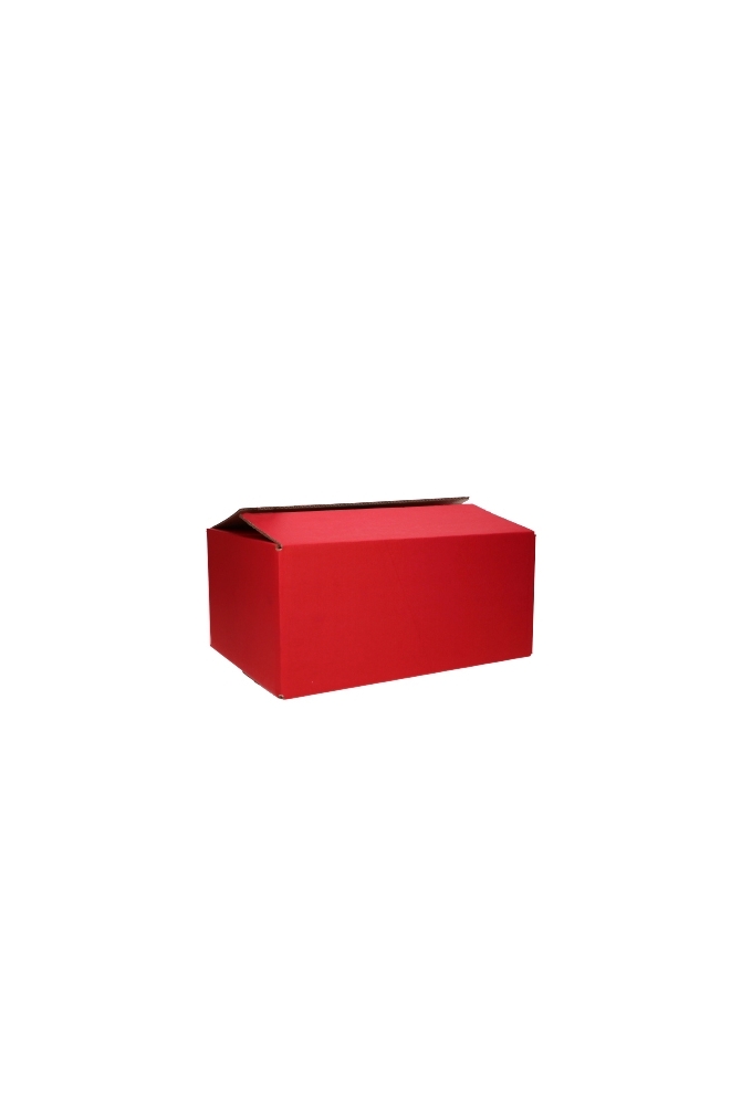 Geschenkdoos Uni Rood 38x28x13cm 15stuks
