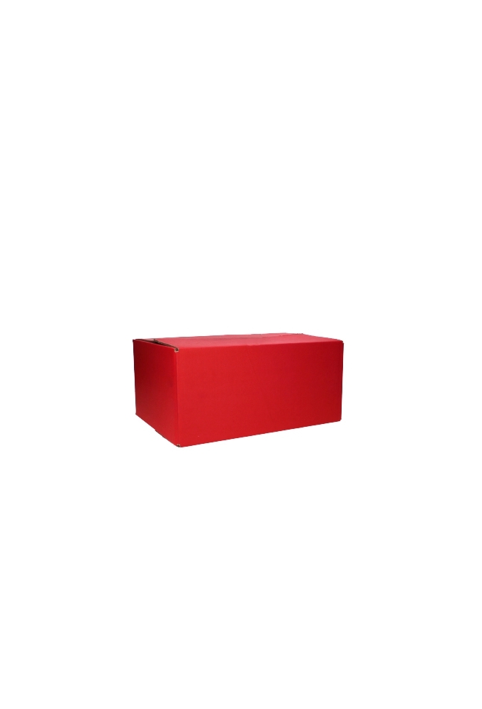 Geschenkdoos Uni Rood 38x28x13cm 15stuks