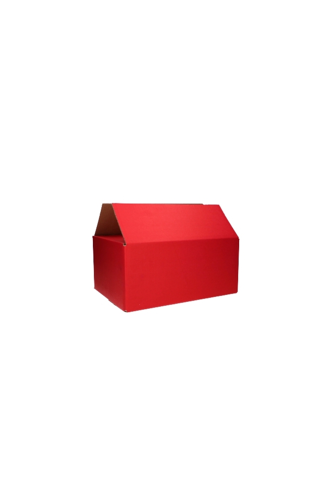 Geschenkdoos Uni Rood 38x28x17.5cm 15stuks