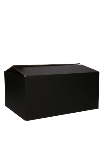 Geschenkdoos Uni Zwart 38x28x13cm 15stuks