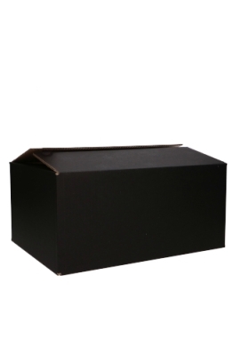 Geschenkdoos Uni Zwart 38x28x17.5cm 15stuks