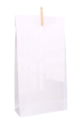 Kadozak XL Kraft Wit Blanco  & Knijper 50x13x80cm 50stuks