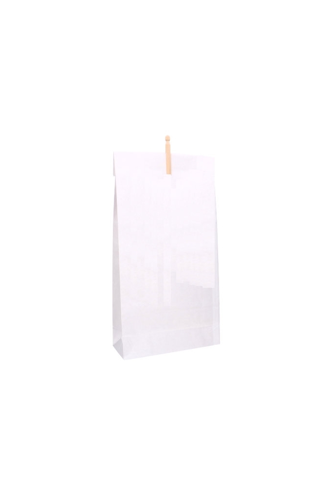 Kadozak XL Kraft Wit Blanco  & Knijper 50x13x80cm 50stuks
