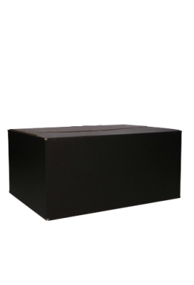 Geschenkdoos Uni Zwart 38x28x30cm 15stuks