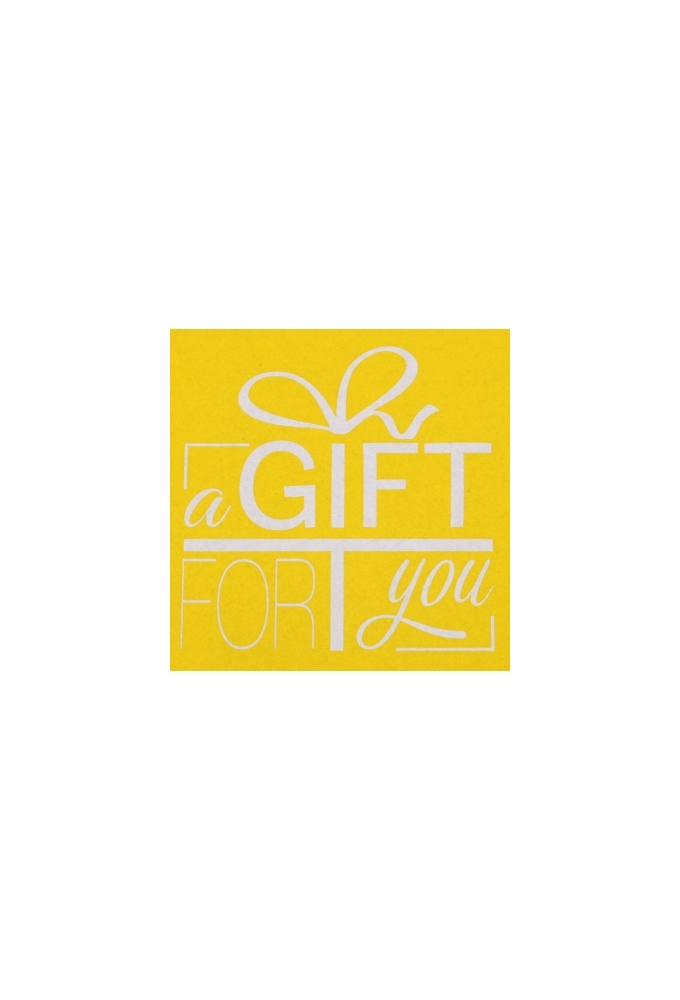 Geschenkdozen A Gift For You Geel Wit 29x20x10cm 29stuks