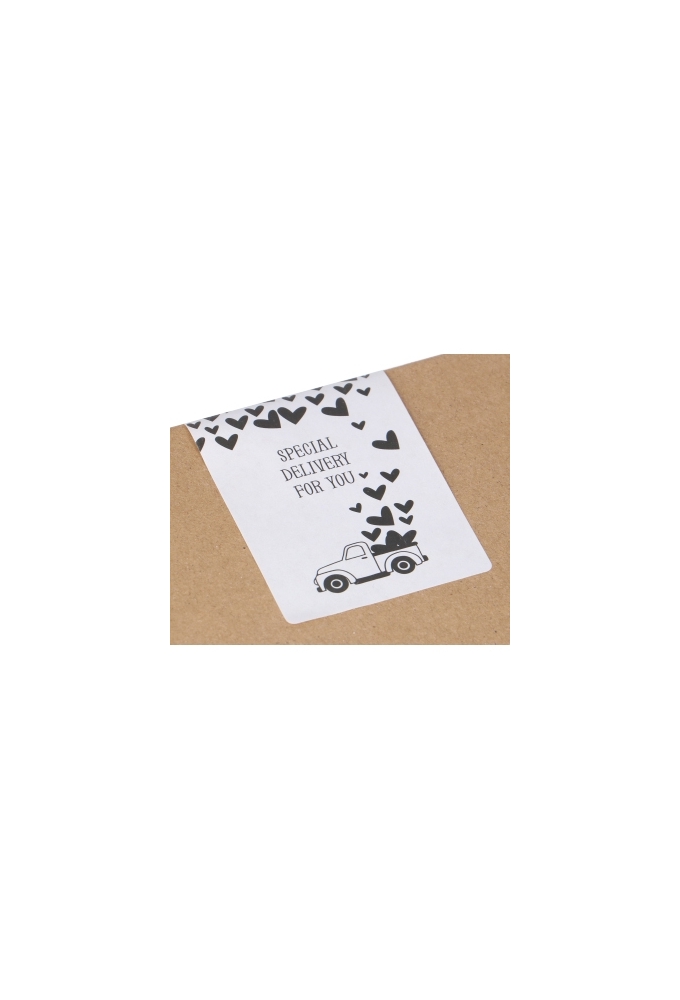 Langwerpig Sluitzegel Special Delivery For You 5x15cm 250stuks