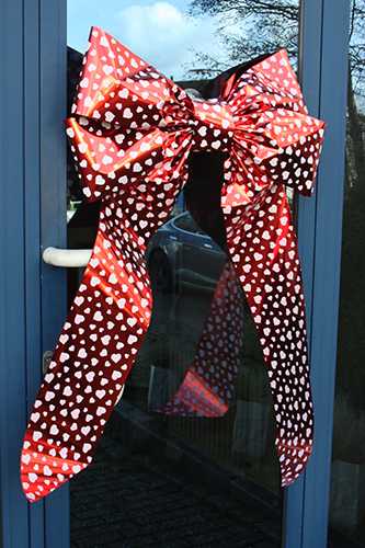 Magnum Autostrik Livorno Wijn Rood & Witte Hartjes Print 70x50+60cm