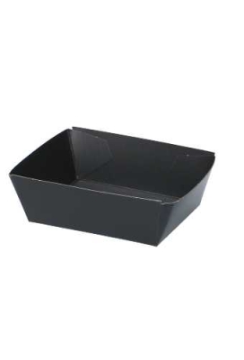 Koekschaal Doosjes Zwart & Zwart 11.5x9x4.5cm 680 stuks OP IS OP