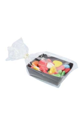 Koekschaal Doosjes Zwart & Zwart 11.5x9x4.5cm 680 stuks OP IS OP
