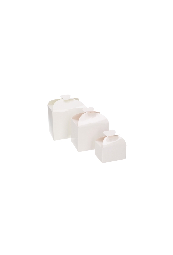 Bonbondoosjes Todi Wit Glans 500gram 11.5x9x7cm 25stuks