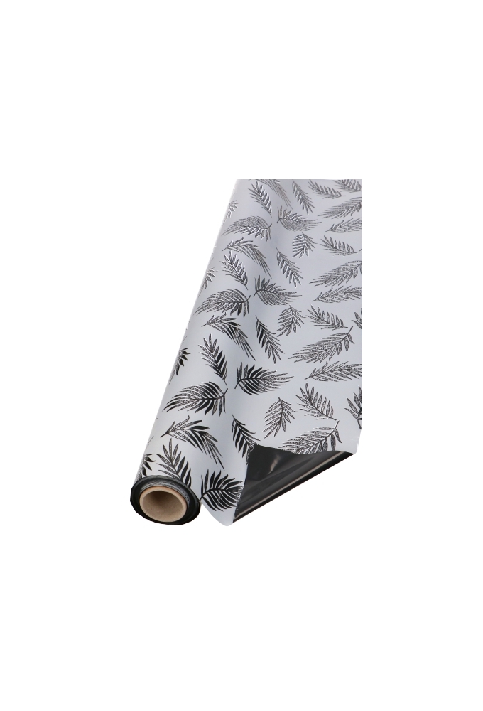 Kadofolie Dubbelzijdig Zwart Tropical 70cm x 50m