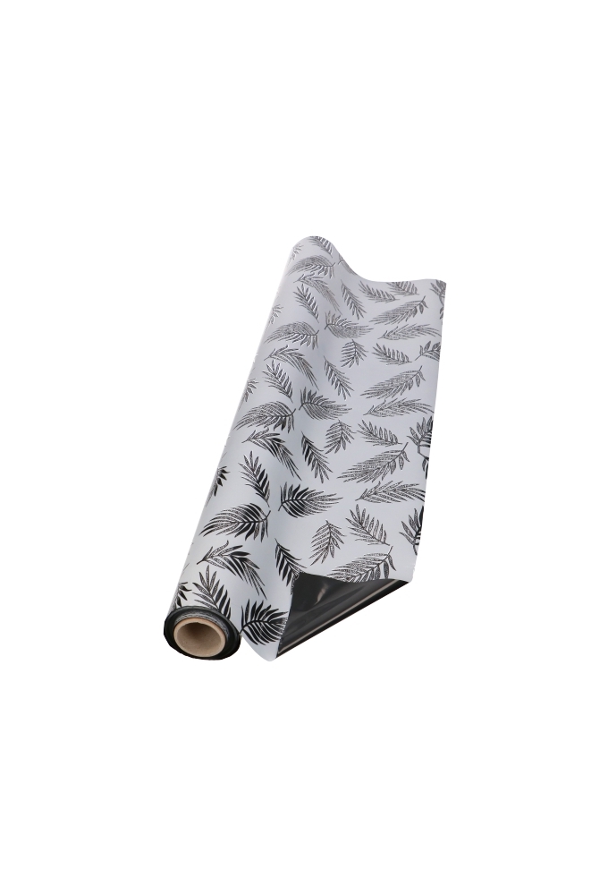 Kadofolie Dubbelzijdig Zwart Tropical 70cm x 50m
