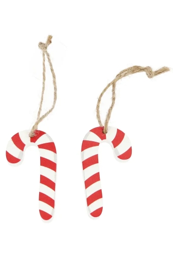 Houten Decoratie Candy Met Koord 2.8cm x 2.8cm 24stuks