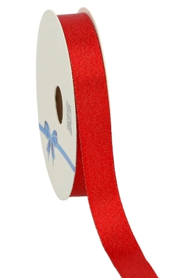 Luxe Satijn Dubbel Lint Rood Metallic 15mm x 20meter