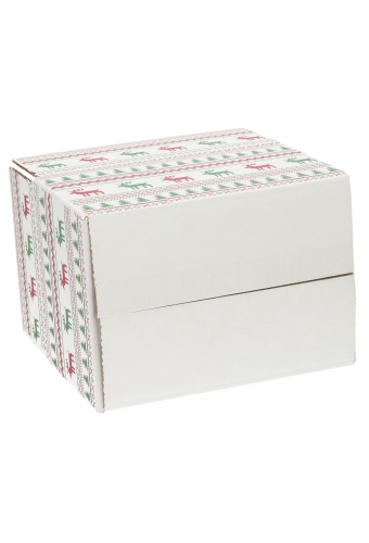 Kerstpakketdozen Christmas Pixel Rood Groen 21.5x15x12cm 30stuks