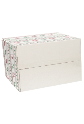 Kerstpakketdozen Christmas Pixel Rood Groen 31x20x14cm 30stuks