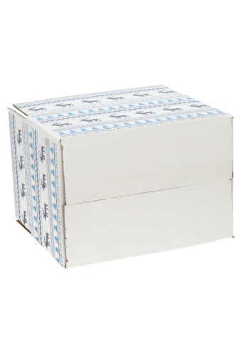 Kerstpakketdozen Christmas Pixel Blauw 21.5x15x12cm 30stuks