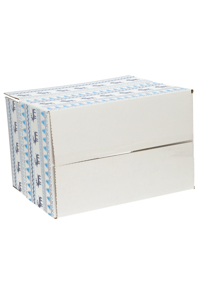 Kerstpakketdozen Christmas Pixel Blauw 31x20x14cm 30stuks