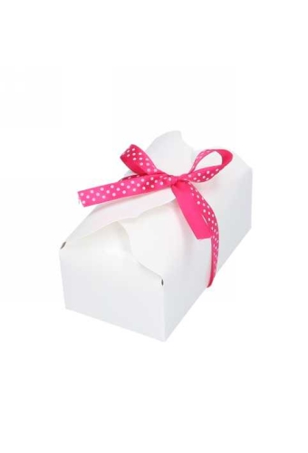 Bonbondoosjes Wit Golf 375 gram 13x7.5x5cm25stuks