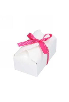 Bonbondoosjes Wit Golf 375 gram 13x7.5x5cm25stuks