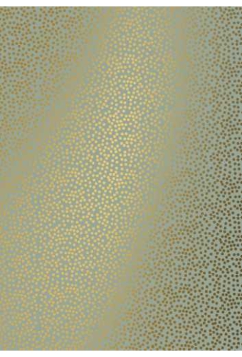 kadopapier Coated minidots licht groen goud 70cm x 200meter