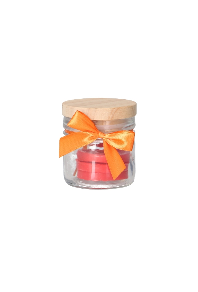 Strikje 100 Procent Recycled Pet Oranje & Lint 6x5cm 250stuks
