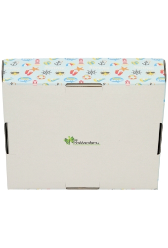 Geschenkdozen Zomer Korf Summer 23x17x8cm 10stuks