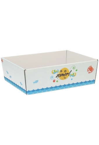 Geschenkdozen Korf Zomer 23x17x8cm 10stuks