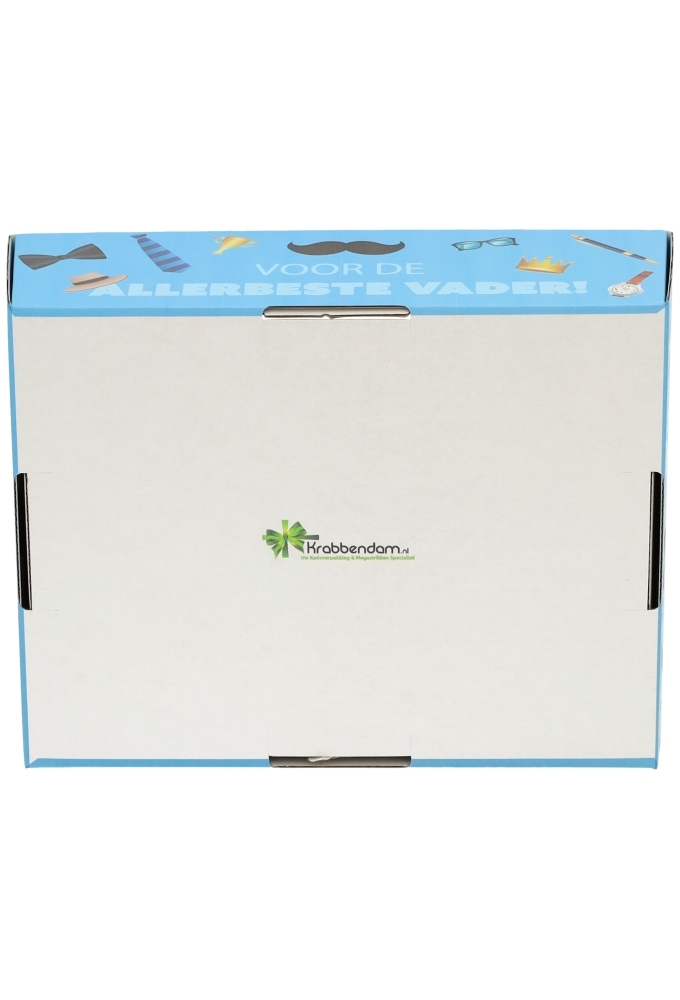Geschenkdozen Korf Voor De Allerbeste Vader 23x17x8cm 10stuks