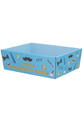 Geschenkdozen Korf Voor De Allerbeste Vader 23x17x8cm 10stuks