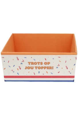Geschenkdozen Korf Wij Houden van Oranje 23x17x8cm 10stuks