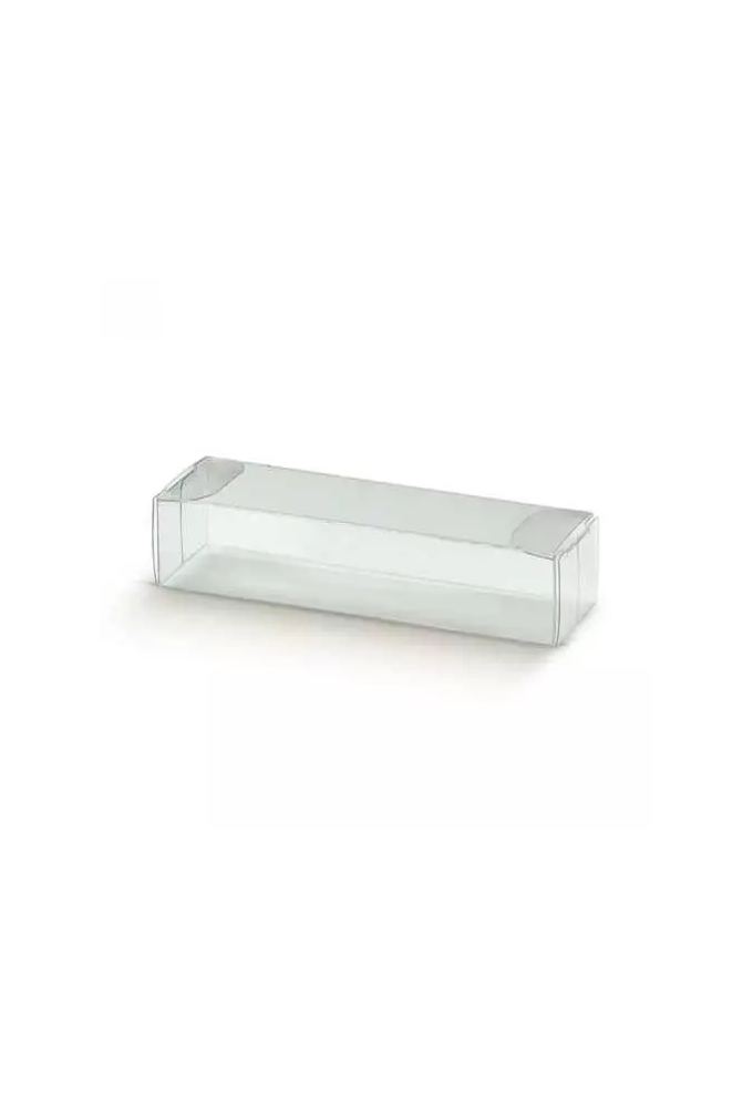 Transparant Kadodoosje Rechthoekig Plastic 9x3x2cm.10stuks