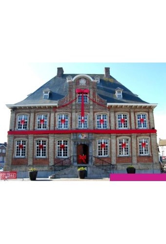 Huisstrik Rood XXXL 200x80cm VOORBEELD