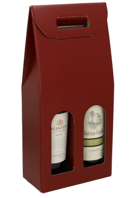 Luxe Wijndozen Vigo Bordeaux voor 2 fles 18x9x38.5cm 30stuks