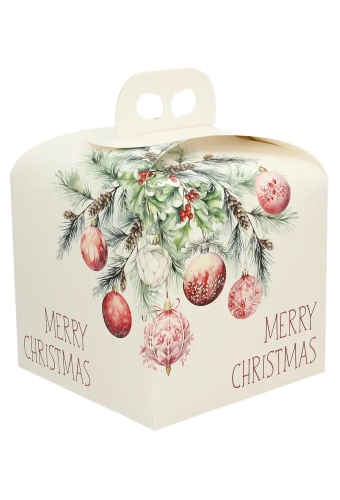 Geschenkdoosje Merry Christmas Tree 20x20x18cm 50stuks