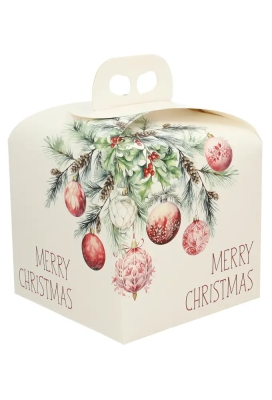 Geschenkdoosje Merry Christmas Tree 20x20x18cm 50stuks