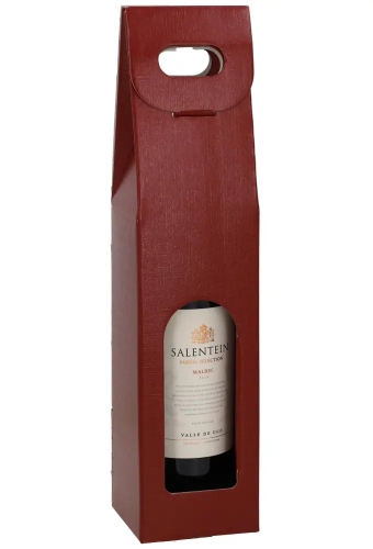 Luxe Wijndozen Vigo Bordeaux & Venster 1 fles 9x9x38.5cm 10stuks