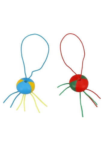 Gelukspoppetjes Pieten Mutsjes Assorti 2cm Aan Koordje 50stuks