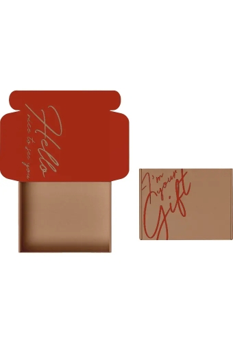 Brievenbusdoos Met Klep Pinto I'm Your Gift Rood A6 15x10.7x2.8cm 10stuks