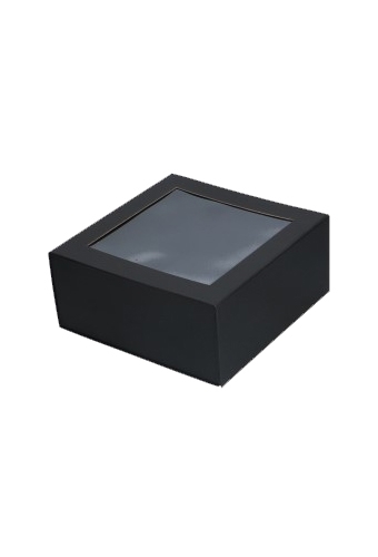 Luxe Magneetdozen New York FSC® Zwart Mat & Venster 22x22x10cm 25stuks