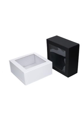Luxe Magneetdozen New York FSC® Zwart Mat & Venster 22x22x10cm 25stuks