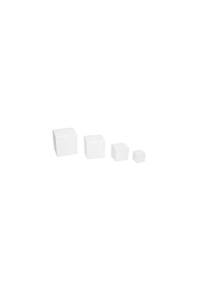 Kubus Kadodoosjes Wit 4x4x4cm 25stuks