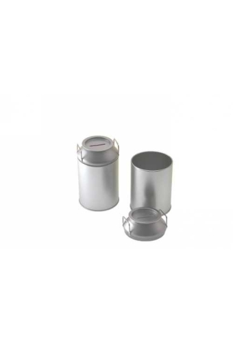 Blikken Blanco Melkbusblik & Spaarpot Met Spaargleuf 8.6x14cm 1stuks