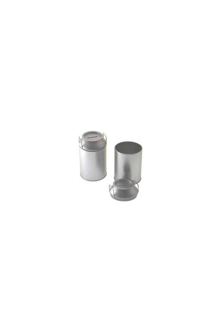 Blikken Blanco Melkbusblik & Spaarpot Met Spaargleuf 8.6x14cm 1stuks