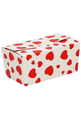 Bonbondoosjes Hartjes Bella 250 gram 11.3x6.5x5.5cm FSC®25stuks