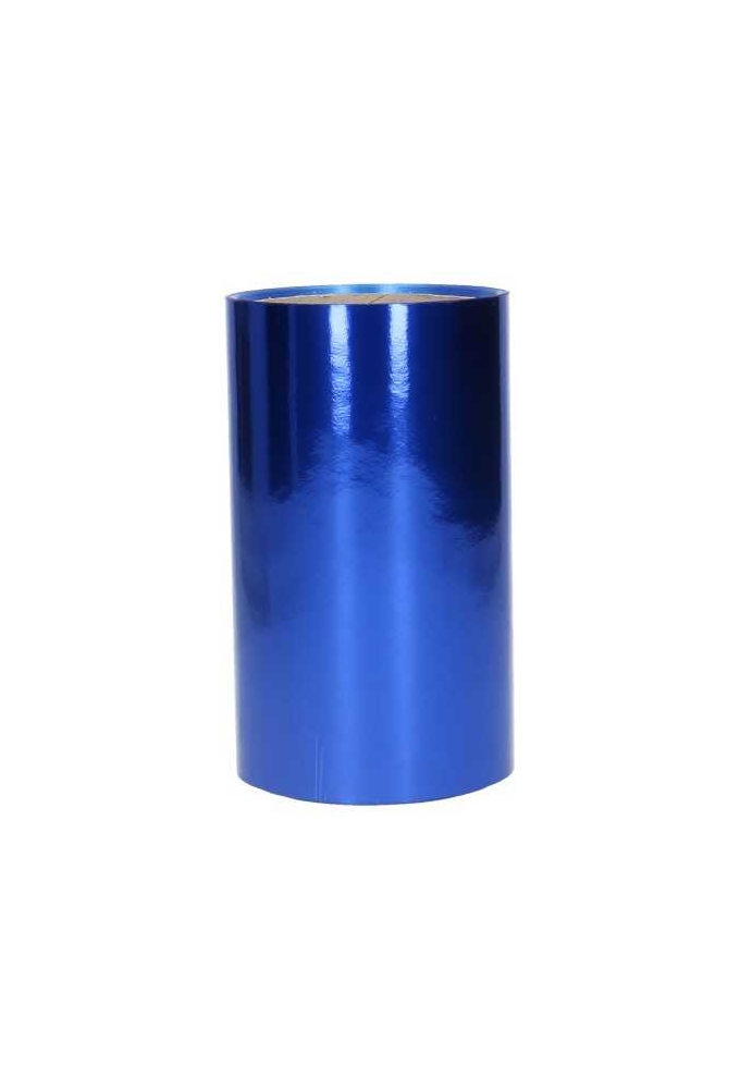 Grote Strik Valencia Metallic Donker Blauw Deur & Zuignap d36x36+140cm