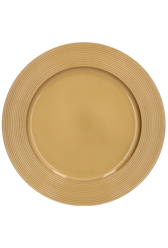 Kunststof Dienblad Bord Gold 33cm 1stuks