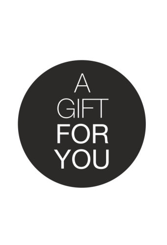 Etiketten Everyday Gift For You Zwart Wit 4cm 250stuks